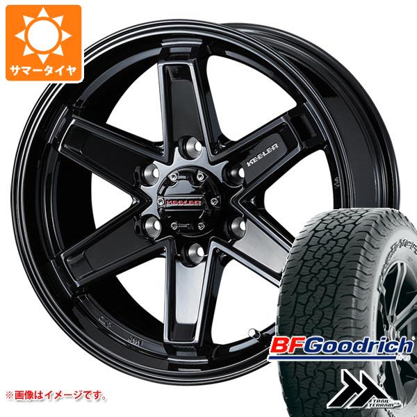 【タイヤ交換対象】ランドクルーザー250用 サマータイヤ BFグッドリッチ トレールテレーンT/A 265/65R18 114T アウトラインホワイトレター キーラー タクティクス 7.5-18 タイヤホイール4本セット