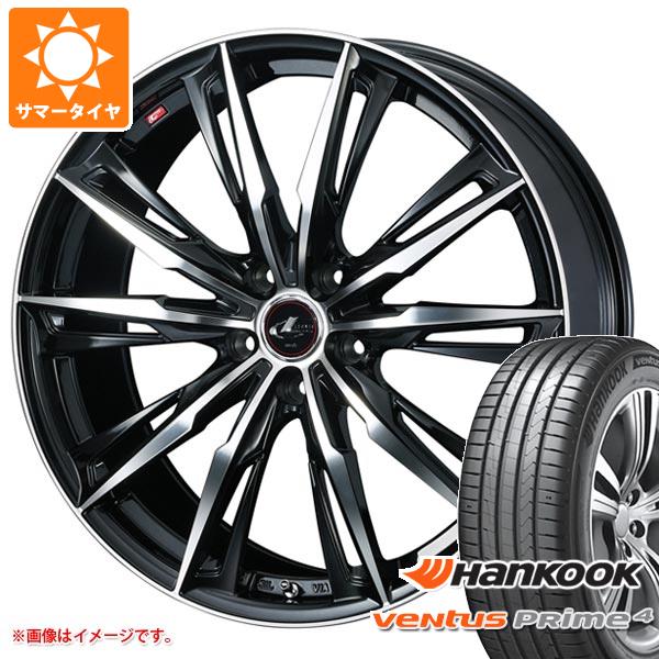 【タイヤ交換対象】サマータイヤ 215/65R16 102H XL ハンコック ベンタス プライム4 K135 K135A レオニス GX 6.5-16 タイヤホイール4本セット