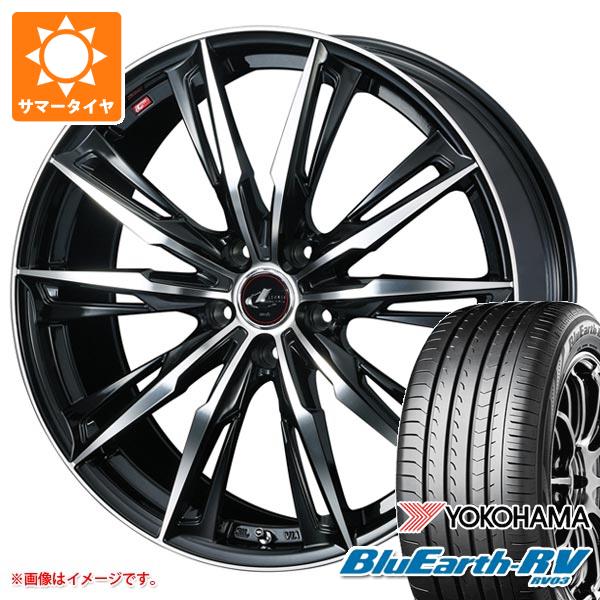 【タイヤ交換対象】サマータイヤ 225/40R19 93W XL ヨコハマ ブルーアースRV RV03 レオニス GX 7.5-19 タイヤホイール4本セット|タイヤマックス