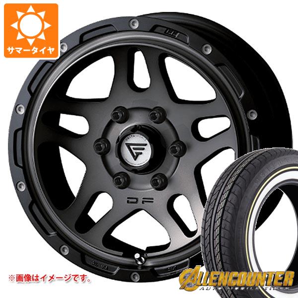 【タイヤ交換対象】トヨタ ハイエース 200系用 サマータイヤ オーレンカウンター クラシックオーバル 215/65R16C 109/107T ホワイト/イエローリボン デルタフォース オーバーランダー 7.0-16 タイヤホイール4本セット