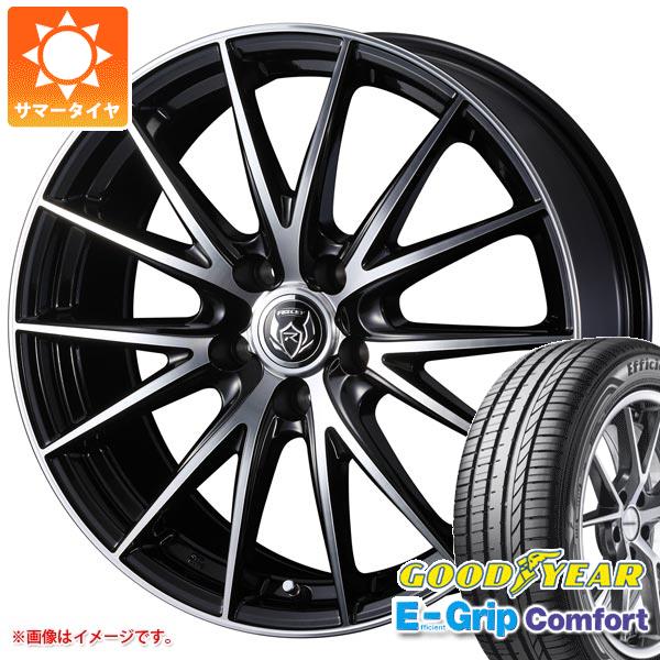 【タイヤ交換対象】サマータイヤ 165/55R14 72V グッドイヤー エフィシエントグリップコンフォート ライツレー VS 4.5-14 タイヤホイール4本セット