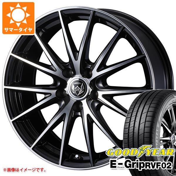 【タイヤ交換対象】サマータイヤ 205/65R15 94H グッドイヤー エフィシエントグリップ RVF02 ライツレー VS 6.0-15 タイヤホイール4本セット