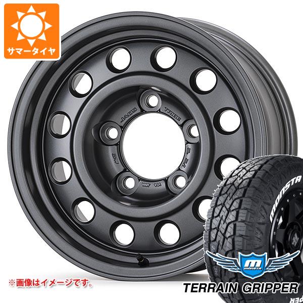 【タイヤ交換対象】トヨタ ランドクルーザー70 GRJ76K用 サマータイヤ モンスタ テレーングリッパー LT265/75R16 123/120Q ホワイトレター ジャオス トライブ 8.0-16 タイヤホイール4本セット｜タイヤマックス