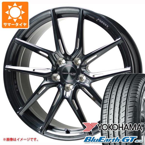 【タイヤ交換対象】サマータイヤ 225/40R19 93W XL ヨコハマ ブルーアースGT AE51 トラフィックスター フォージド TSF-02 8.0-19 タイヤホイール4本セット