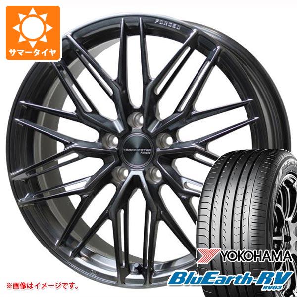 【タイヤ交換対象】サマータイヤ 245/45R19 102W XL ヨコハマ ブルーアースRV RV03 トラフィックスター フォージド TSF-03 8.0-19 タイヤホイール4本セット