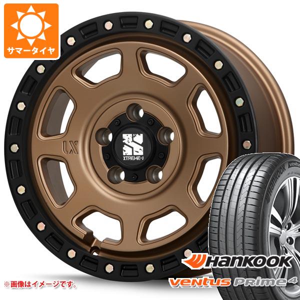 【タイヤ交換対象】T31エクストレイル用 サマータイヤ ハンコック ベンタス プライム4 K135 215/65R16 102H XL K135A MLJ エクストリームJ XJ07 7.0-16 タイヤホイール4本セット