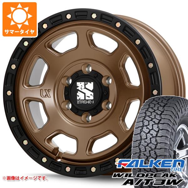 【タイヤ交換対象】サマータイヤ 265/65R17 116S XL ファルケン ワイルドピーク A/T3W MLJ エクストリームJ XJ07 8.0-17 タイヤホイール4本セット