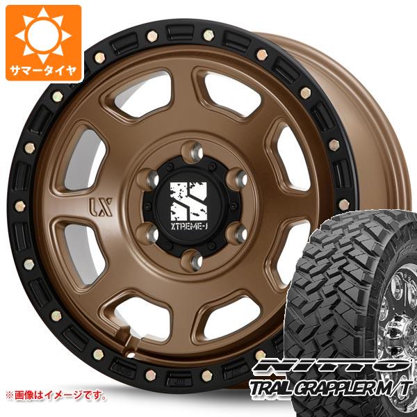 【タイヤ交換対象】サマータイヤ 265/70R17 121/118Q ニットー トレイルグラップラー M/T MLJ エクストリームJ XJ07 8.0-17 タイヤホイール4本セット|タイヤマックス