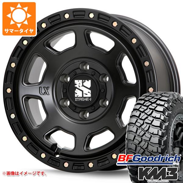 【タイヤ交換対象】サマータイヤ 265/65R17 120/117Q BFグッドリッチ マッドテレーンT/A KM3 MLJ エクストリームJ XJ07 8.0-17 タイヤホイール4本セット｜タイヤマックス