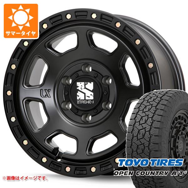 【タイヤ交換対象】ハイエース 200系用 サマータイヤ トーヨー オープンカントリー A/T3 215/70R16 100T ブラックレター MLJ エクストリームJ XJ07 6.5-16 タイヤホイール4本セット｜タイヤマックス