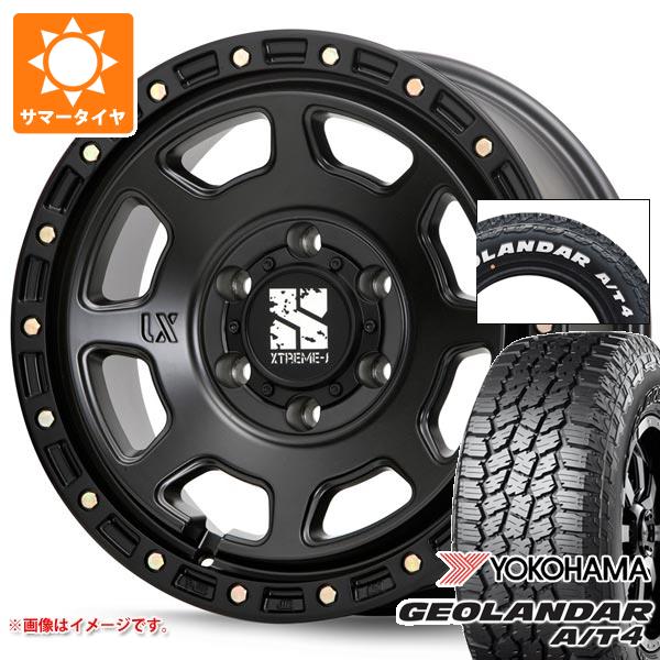 【タイヤ交換対象】トヨタ ハイエース 200系用 2026年製 サマータイヤ ヨコハマ ジオランダー A/T4 G018 215/65R16C 109/107S ホワイトレター MLJ エクストリームJ XJ07 6.5-16 タイヤホイール4本セット