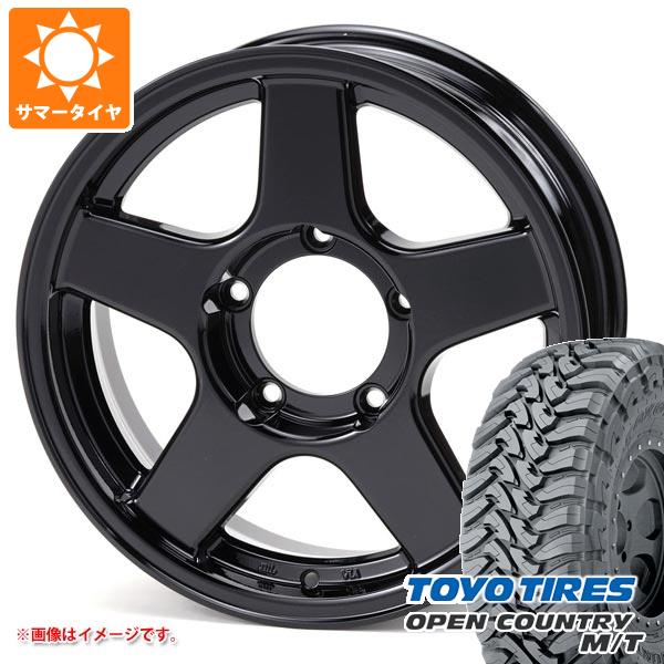 【タイヤ交換対象】ジムニーシエラ JB74W用 サマータイヤ トーヨー オープンカントリー M/T LT225/75R16 103/100Q ホワイトレター ブラッドレー V エボリューション 5.5-16 タイヤホイール4本セット|タイヤマックス