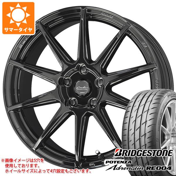 【タイヤ交換対象】サマータイヤ 195/45R17 81W ブリヂストン ポテンザ アドレナリン RE004 サーキュラー C10R 7.0-17 タイヤホイール4本セット