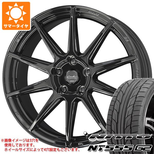 【タイヤ交換対象】サマータイヤ 215/45R18 93Y XL ニットー NT555 G2 サーキュラー C10R 7.0-18 タイヤホイール4本セット｜タイヤマックス