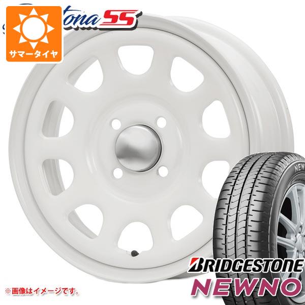 【タイヤ交換対象】サマータイヤ 165/55R14 72V ブリヂストン ニューノ MLJ デイトナ SS 5.0-14 タイヤホイール4本セット