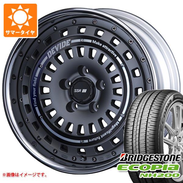 【タイヤ交換対象】サマータイヤ 215/55R17 94V ブリヂストン エコピア NH200 SSR ディバイド クロスバッハ 7.0-17 タイヤホイール4本セット｜タイヤマックス