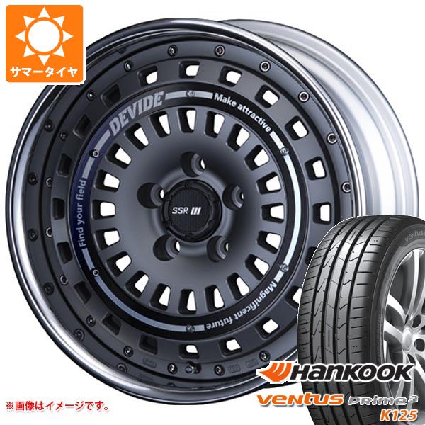 【タイヤ交換対象】サマータイヤ 165/45R16 74V XL ハンコック ベンタス プライム3 K125 SSR ディバイド クロスバッハ 5.5-16 タイヤホイール4本セット