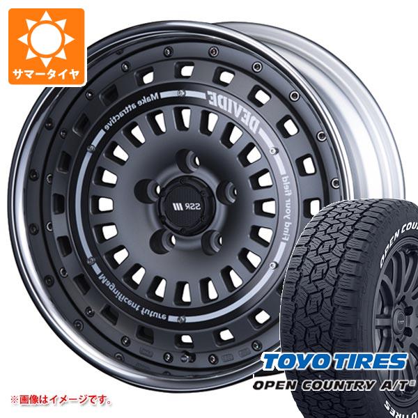 【タイヤ交換対象】トヨタ RAV4 50系用 サマータイヤ トーヨー オープンカントリー A/T3 265/65R17 112H ホワイトレター SSR ディバイド クロスバッハ 7.5-17 タイヤホイール4本セット