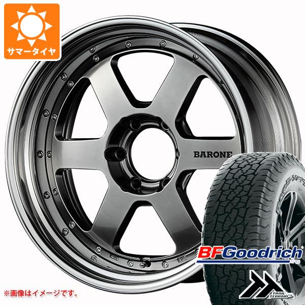 【タイヤ交換対象】サマータイヤ 265/65R17 112T BFグッドリッチ トレールテレーンT/A アウトラインホワイトレター ファブレス ヴァローネ RS-6 8.0-17 タイヤホイール4本セット