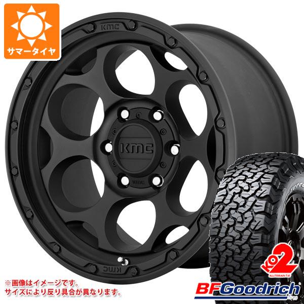 【タイヤ交換対象】5本セット ジープ ラングラー JK/JL系用 サマータイヤ BFグッドリッチ オールテレーンT/A KO2 33x12.50R17LT 120S ブラックレター KMC KM541 ダーティーハリー タイヤホイール5本セット|タイヤマックス