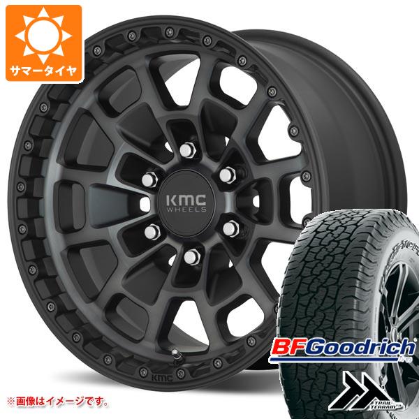 【タイヤ交換対象】ハイラックスサーフ215系用 サマータイヤ BFグッドリッチ トレールテレーンT/A 265/65R17 112T アウトラインホワイトレター KMC KM718 サミット 8.5-17 タイヤホイール4本セット 154,850円