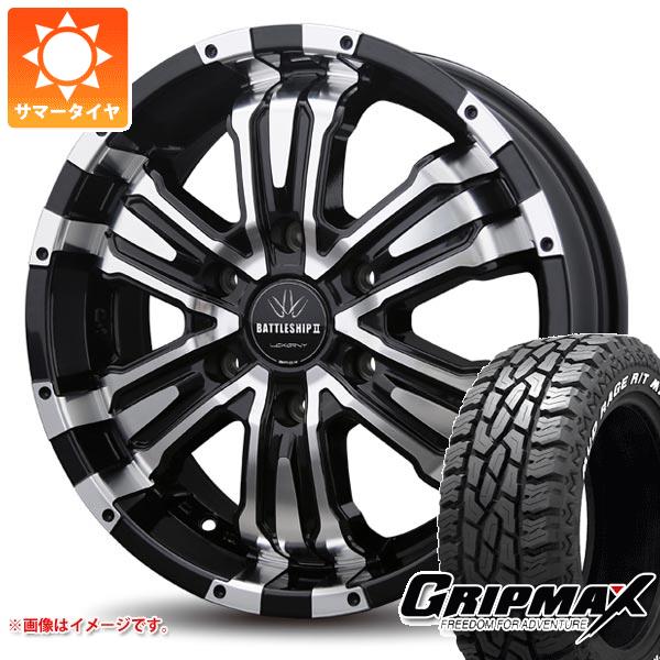 【タイヤ交換対象】NV350キャラバン E26用 サマータイヤ グリップマックス マッドレイジ R/T MAX LT215/70R16 100/97R ホワイトレター バドックス ロクサーニ バトルシップ2 6.5-16 タイヤホイール4本セット