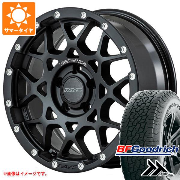 【タイヤ交換対象】サマータイヤ 225/60R17 99H BFグッドリッチ トレールテレーンT/A ブラックレター レイズ デイトナ M8 7.0-17 タイヤホイール4本セット