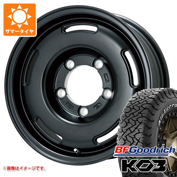 【タイヤ交換対象】5本セット スズキ ジムニーノマド JC74W用 サマータイヤ BFグッドリッチ オールテレーンT/A KO3 LT225/70R16 102/99S ホワイトレター プレミックス プディン 5.5-16 タイヤホイール5本セット