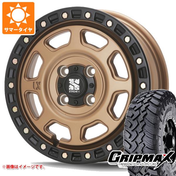 【タイヤ交換対象】ハスラー用 サマータイヤ グリップマックス マッドレイジ M/T 195R14C 106/104Q ホワイトレター MLJ エクストリームJ XJ07 4.5-14 タイヤホイール4本セット 78,045円