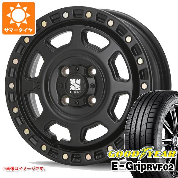 【タイヤ交換対象】サマータイヤ 155/65R13 73H グッドイヤー エフィシエントグリップ RVF02 MLJ エクストリームJ XJ07 4.0-13 タイヤホイール4本セット｜タイヤマックス