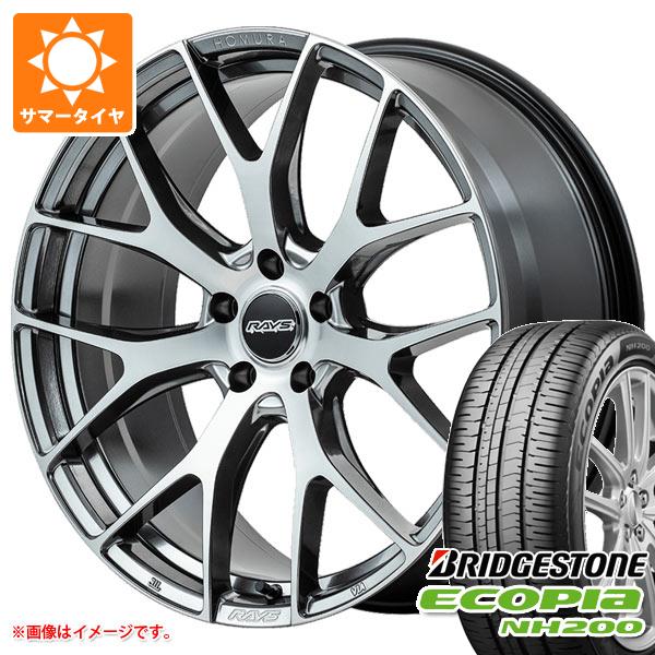 【タイヤ交換対象】サマータイヤ 215/45R18 93W XL ブリヂストン エコピア NH200 レイズ ホムラ 2x7FT 7.5-18 タイヤホイール4本セット