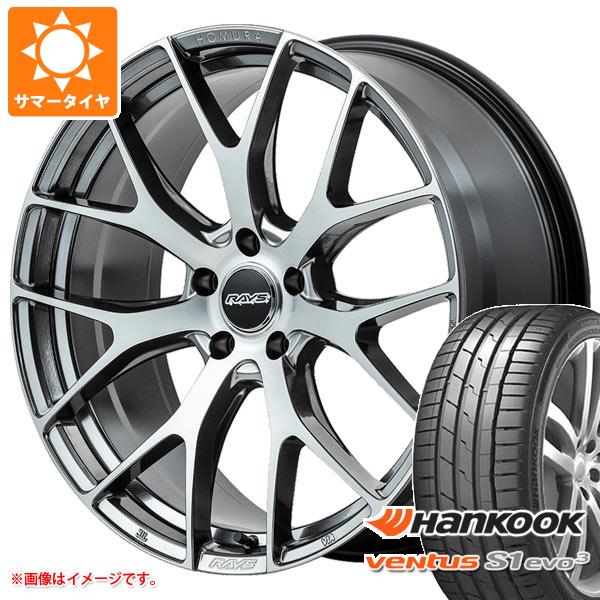【タイヤ交換対象】サマータイヤ 245/40R19 (98Y) XL ハンコック ベンタス S1 エボ3 K127 レイズ ホムラ 2x7FT 8.5-19 タイヤホイール4本セット