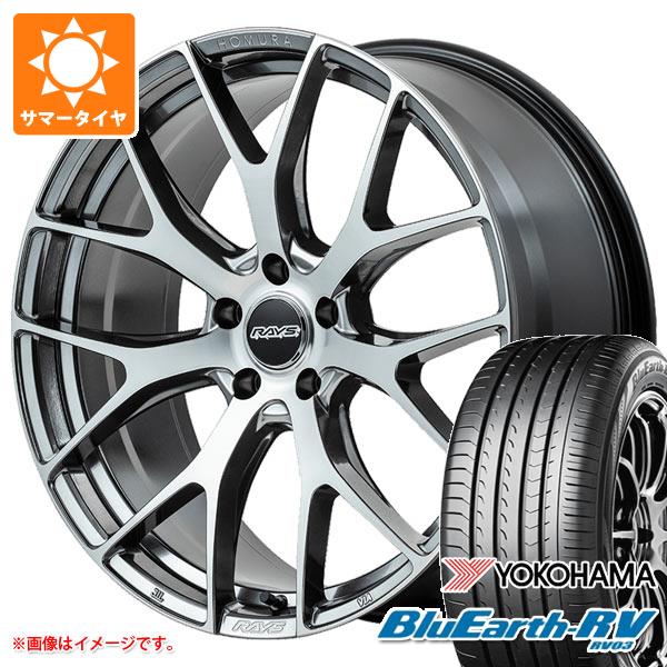 【タイヤ交換対象】サマータイヤ 245/40R19 98W XL ヨコハマ ブルーアースRV RV03 レイズ ホムラ 2x7FT 8.5-19 タイヤホイール4本セット 171,600円