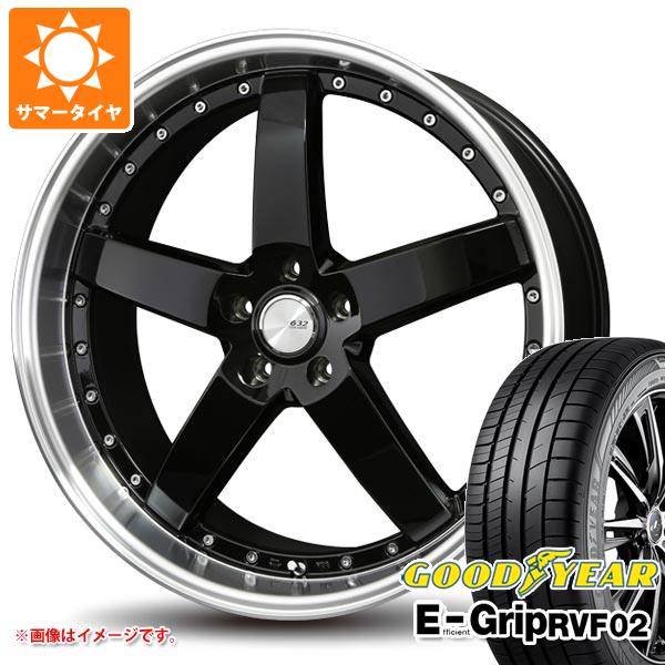 【タイヤ交換対象】サマータイヤ 225/45R18 95W XL グッドイヤー エフィシエントグリップ RVF02 バドックス ロクサーニ グラスターファイブ 7.0-18 タイヤホイール4本セット