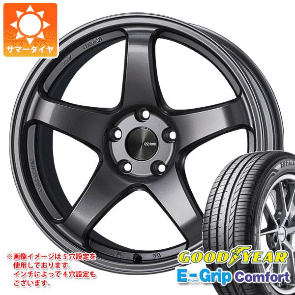 【タイヤ交換対象】サマータイヤ 245/45R19 102W XL グッドイヤー エフィシエントグリップコンフォート エンケイ パフォーマンスライン PF05 8.5-19 タイヤホイール4本セット