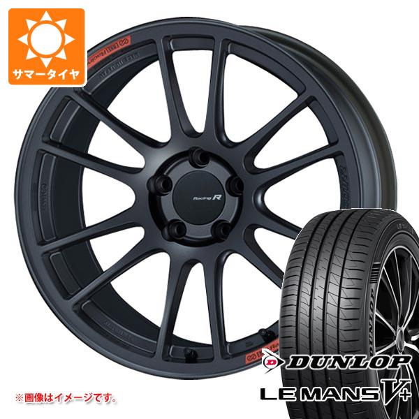 【タイヤ交換対象】サマータイヤ 225/40R18 92W XL ダンロップ ルマン5 LM5+ エンケイ レーシング レボリューション GTC01RR 8.0-18 タイヤホイール4本セット