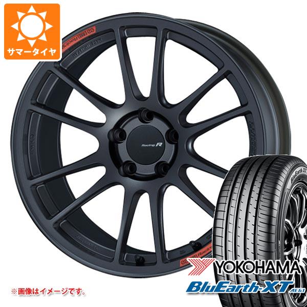 【タイヤ交換対象】サマータイヤ 215/55R18 99V XL ヨコハマ ブルーアースXT AE61 エンケイ レーシング レボリューション GTC01RR 8.0-18 タイヤホイール4本セット