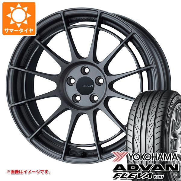 【タイヤ交換対象】サマータイヤ 215/45R17 91W XL ヨコハマ アドバン フレバ V701 エンケイ レーシング レボリューション NT03RR 7.0-17 タイヤホイール4本セット｜タイヤマックス