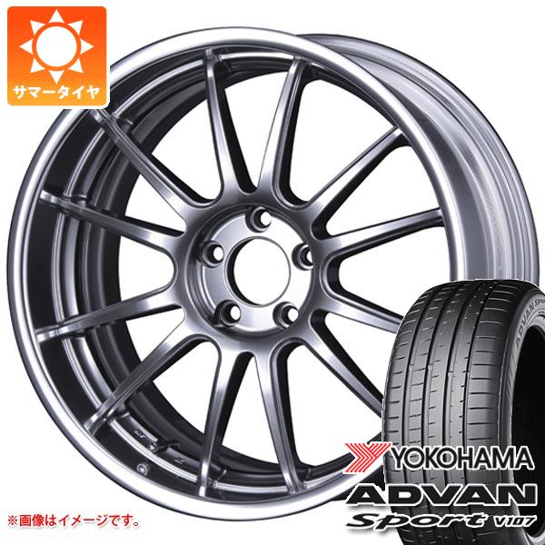 【タイヤ交換対象】サマータイヤ 245/45R20 103W XL ヨコハマ アドバンスポーツV107 ★ BMW承認 V107E SSR ライナー タイプ12R 8.5-20 タイヤホイール4本セット