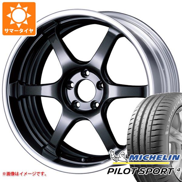 【タイヤ交換対象】サマータイヤ 215/40R18 89Y XL ミシュラン パイロットスポーツ4 SSR ライナー タイプ6R 7.5-18 タイヤホイール4本セット