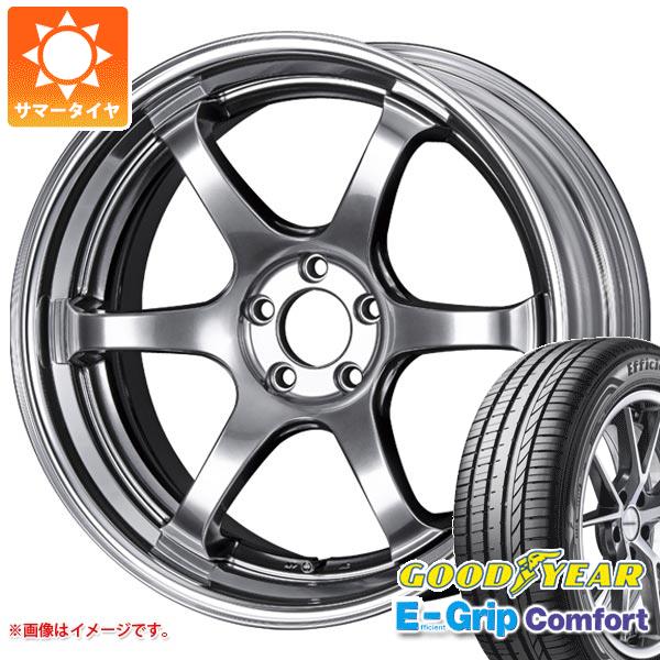 【タイヤ交換対象】サマータイヤ 235/35R19 91W XL グッドイヤー エフィシエントグリップコンフォート SSR ライナー タイプ6S 8.0-19 タイヤホイール4本セット