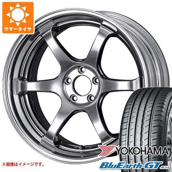 【タイヤ交換対象】サマータイヤ 225/45R19 96W XL ヨコハマ ブルーアースGT AE51 SSR ライナー タイプ6S 8.0-19 タイヤホイール4本セット｜タイヤマックス