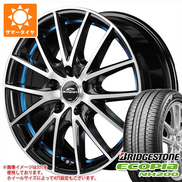 【タイヤ交換対象】サマータイヤ 215/55R17 94V ブリヂストン エコピア NH200 MID ホイールズ RX27 7.0-17 タイヤホイール4本セット|タイヤマックス