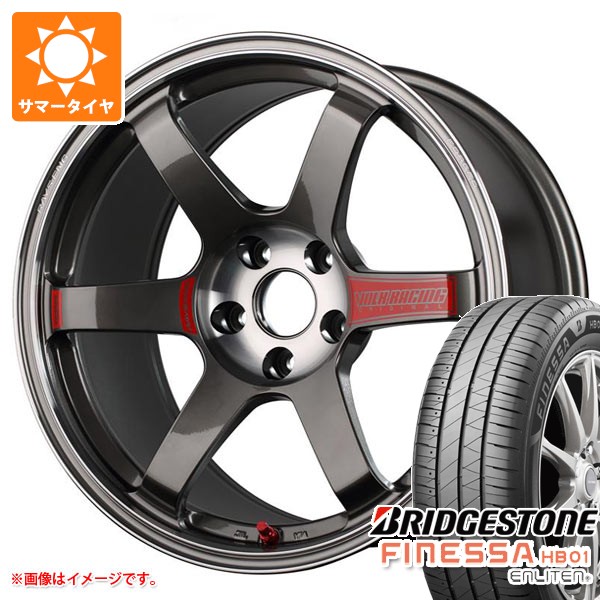 【タイヤ交換対象】サマータイヤ 235/40R18 95W XL ブリヂストン フィネッサ HB01 レイズ ボルクレーシング TE37 サーガ SL 8.5-18 タイヤホイール4本セット|タイヤマックス