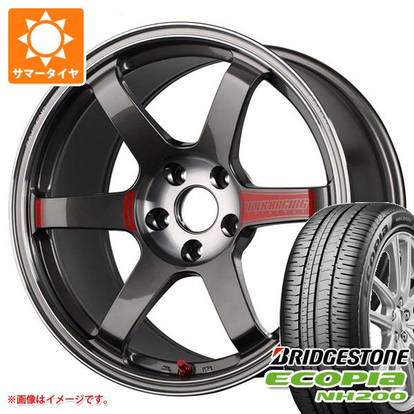 【タイヤ交換対象】サマータイヤ 225/45R18 95W XL ブリヂストン エコピア NH200 レイズ ボルクレーシング TE37 サーガ SL 8.5-18 タイヤホイール4本セット｜タイヤマックス
