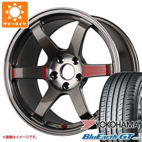 【タイヤ交換対象】サマータイヤ 225/45R18 95W XL ヨコハマ ブルーアースGT AE51 レイズ ボルクレーシング TE37 サーガ SL 8.5-18 タイヤホイール4本セット