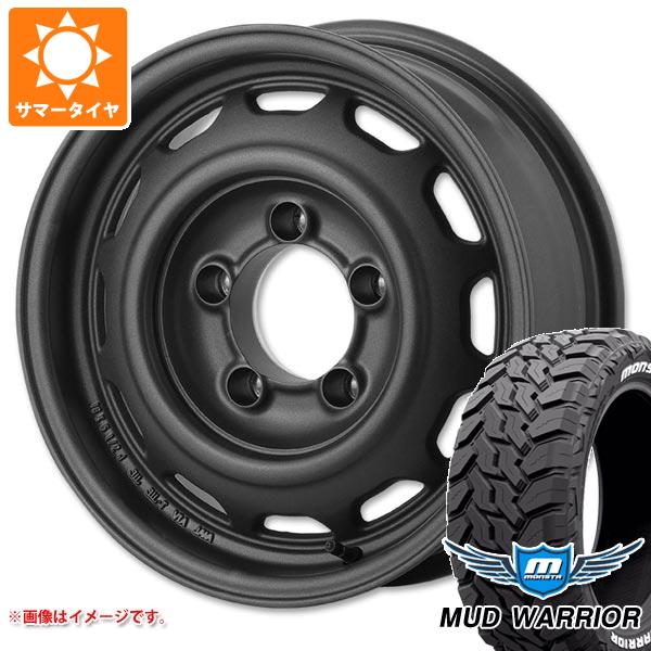 【タイヤ交換対象】5本セット スズキ ジムニーノマド JC74W用 サマータイヤ モンスタ マッドウォーリアー LT215/70R16 107/105Q ホワイトレター アピオ ワイルドボア ベンチュラ 6.0-16 タイヤホイール5本セット