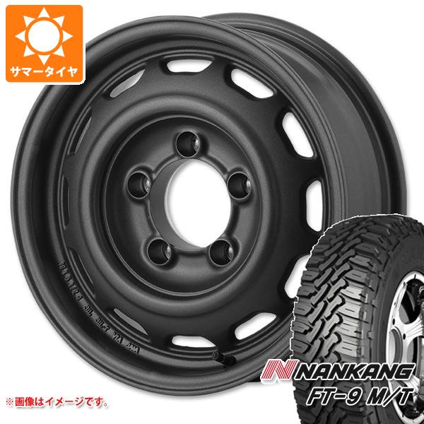 【タイヤ交換対象】5本セット ジムニー用 サマータイヤ ナンカン FT-9 M/T 175/80R16 91S ホワイトレター アピオ ワイルドボア ベンチュラ 5.5-16 タイヤホイール5本セット