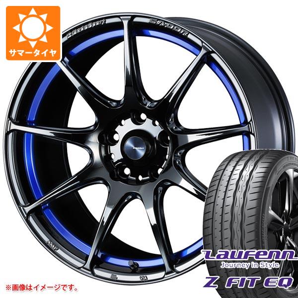 【タイヤ交換対象】サマータイヤ 235/40R18 95Y XL ラウフェン Zフィット EQ LK03 ウェッズスポーツ SA-99R ブルーライトクローム2 8.5-18 タイヤホイール4本セット