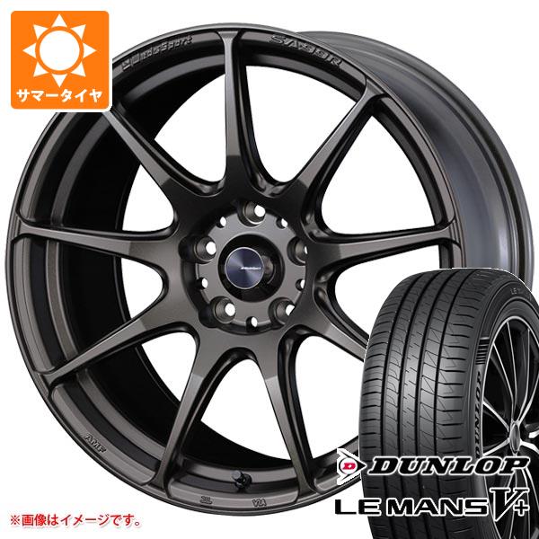 【タイヤ交換対象】サマータイヤ 215/50R17 95V XL ダンロップ ルマン5 LM5+ ウェッズスポーツ SA-99R EJ-ブロンズ 7.0-17 タイヤホイール4本セット